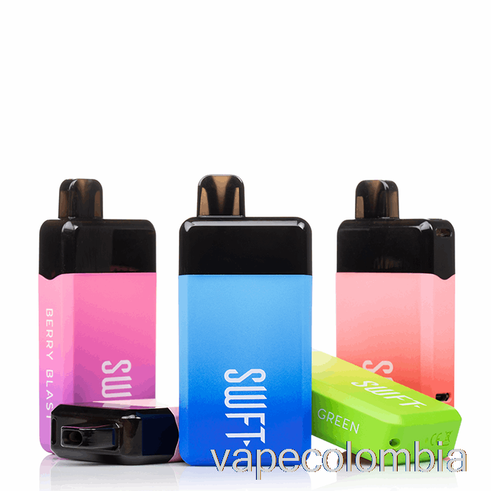 Kit Vape Completo Swft Mod 5000 Desechable Blueberry Ice